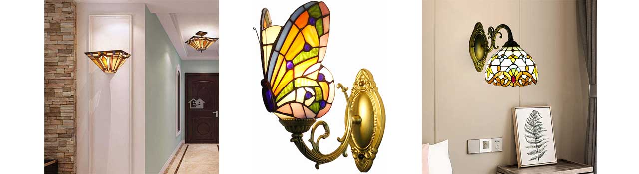 Lampade da parete in Stile Tiffany